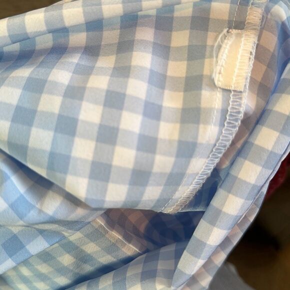 Mizzen + Main Leeward Collection No Tuck Gingham Dress Shirt size M - Picture 5 of 6